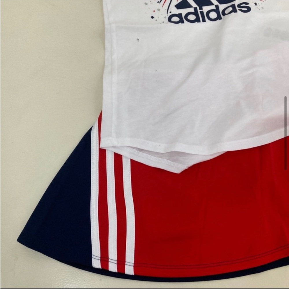 Adidas Skort / shorts top set America 4th of July 5024 - Picture 3 of 5